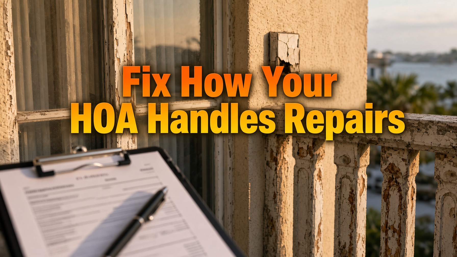 From Group Text to Work Order: Fix How Your HOA Handles Repairs