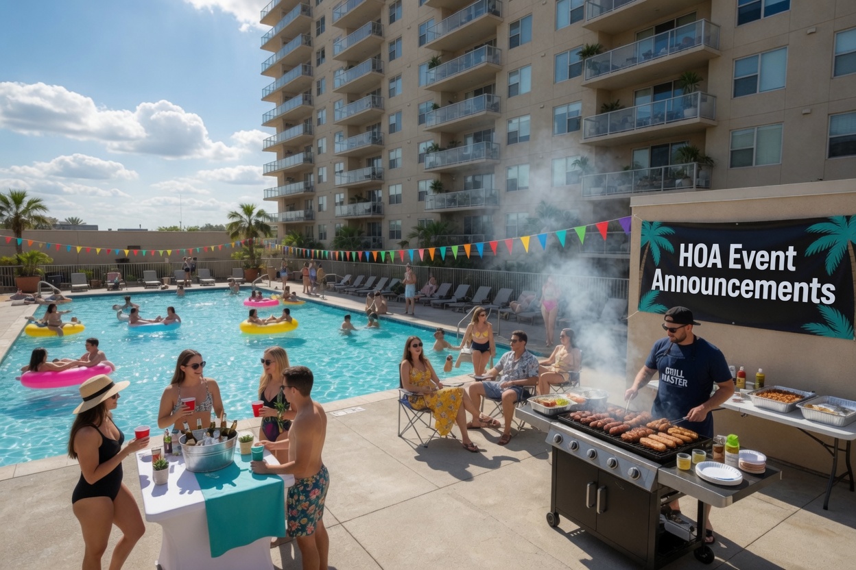 HOA Event Anouncements