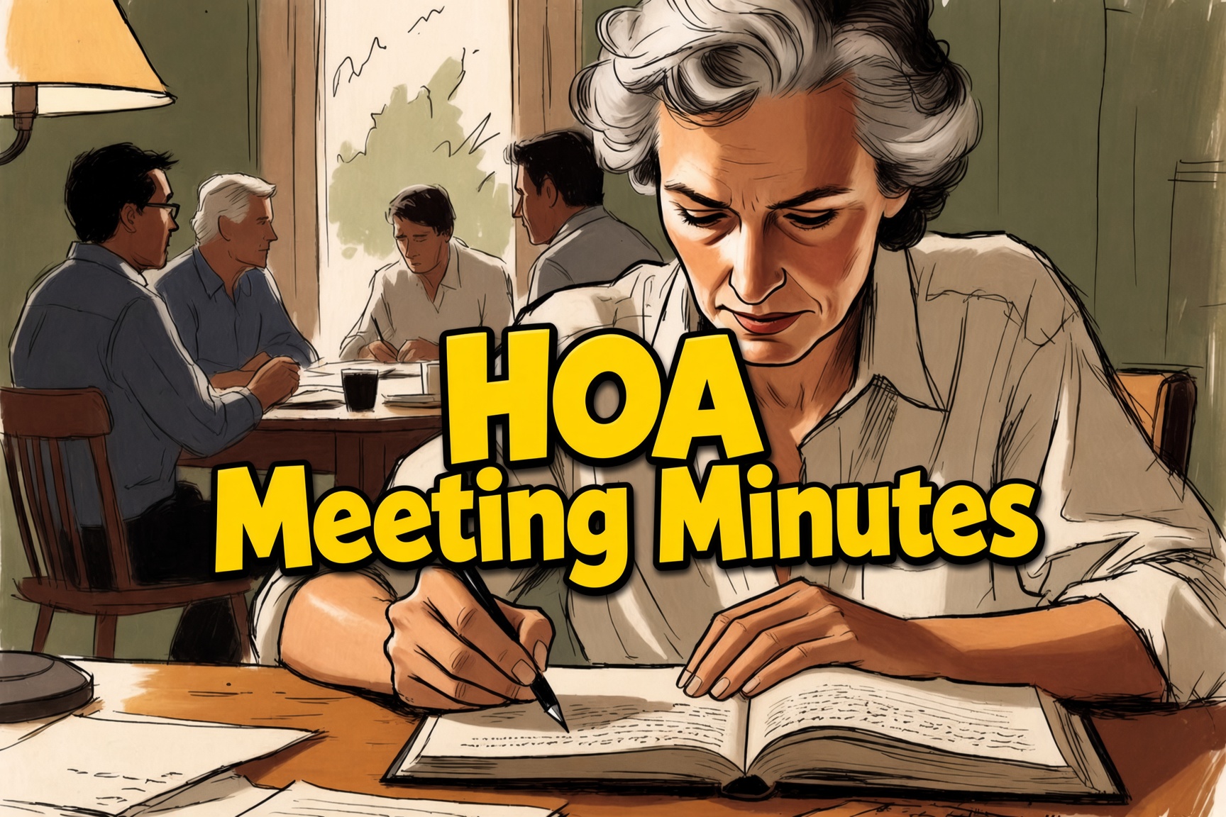 HOA Meeting Minutes: What to Record, What to Leave Out