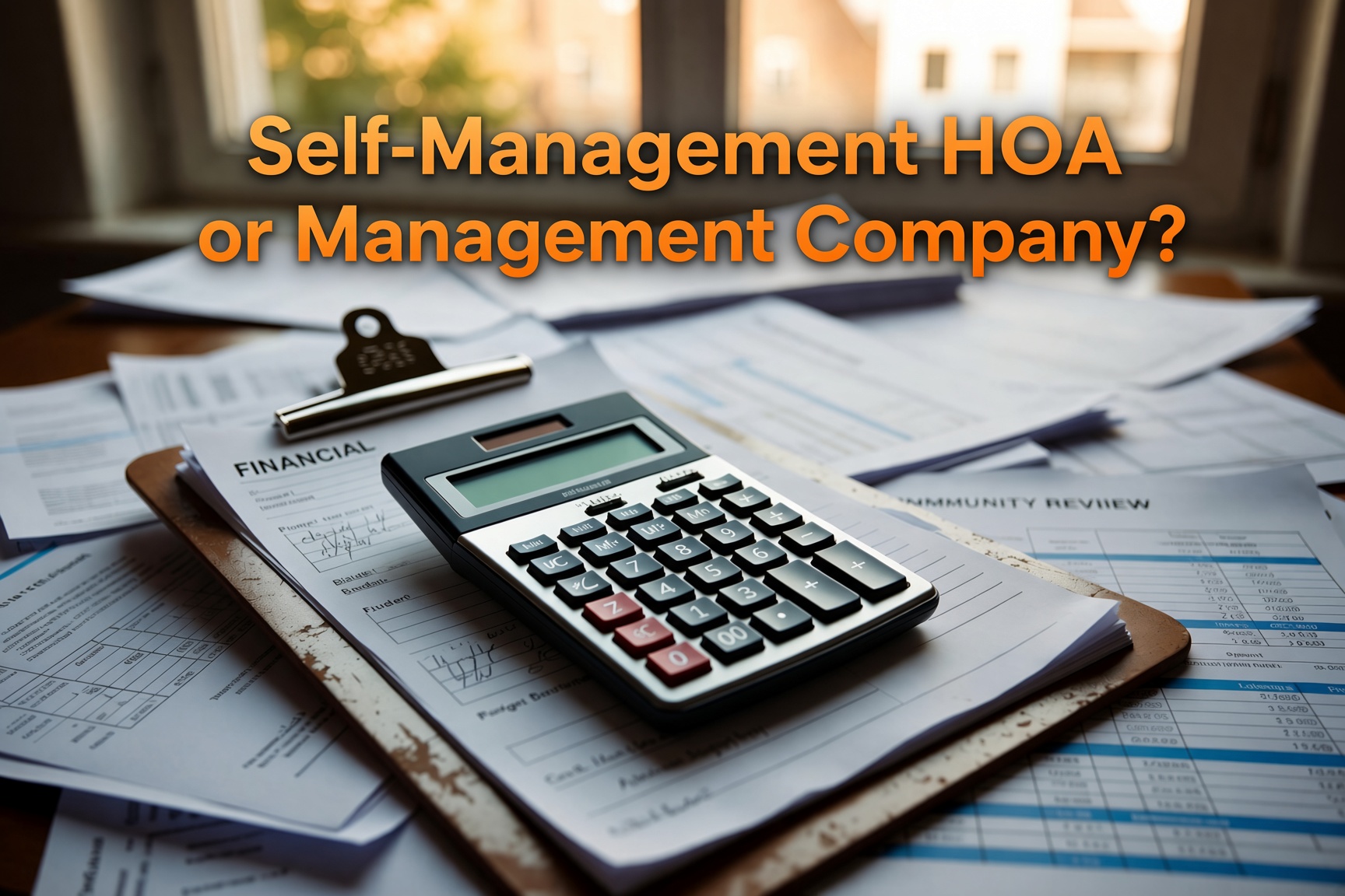 Self-Managed HOA or Management Company? Run the Real Numbers