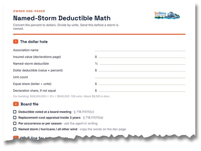 Preview of Named-Storm Deductible Math