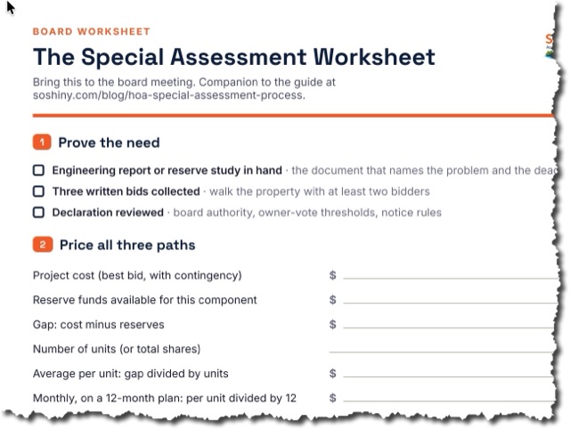 Preview of The Special Assessment Worksheet