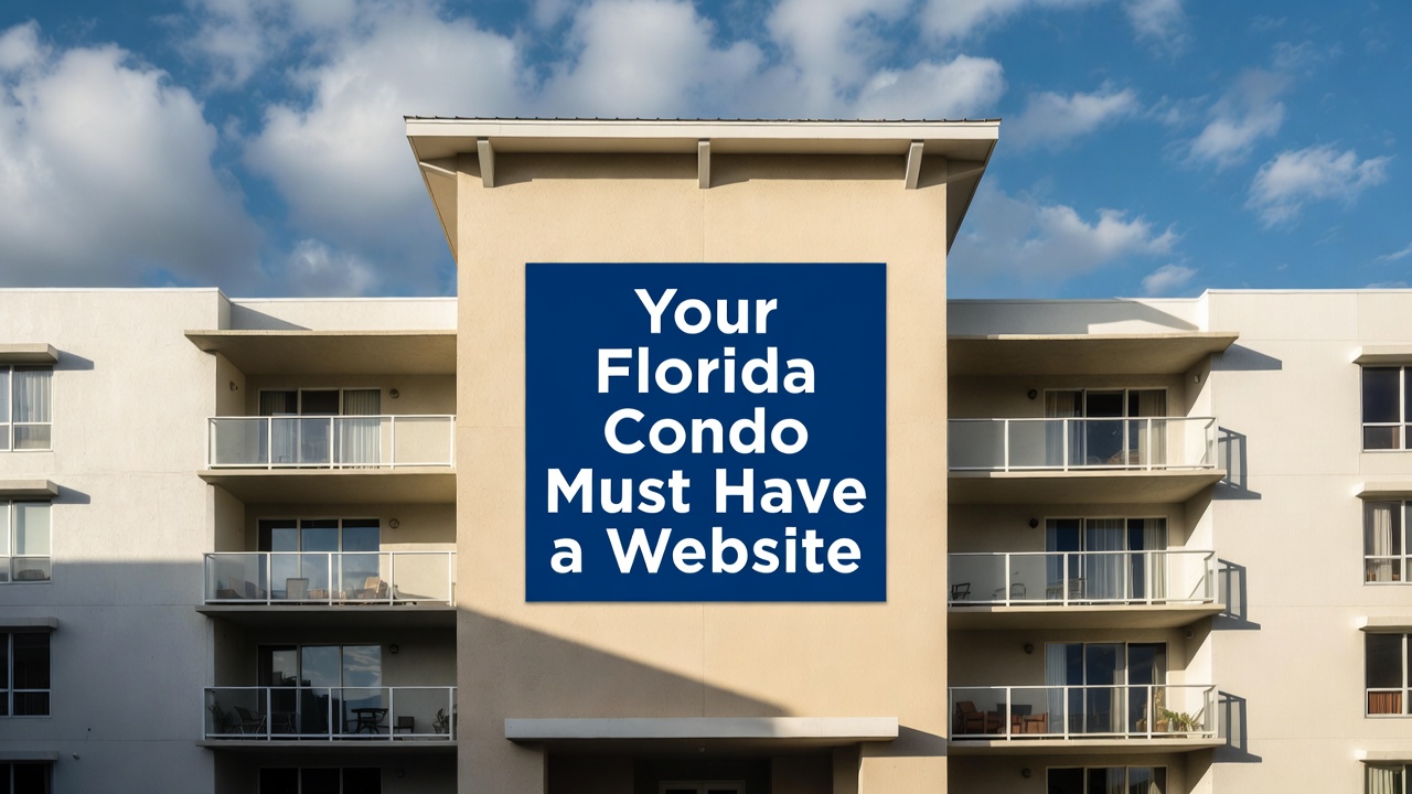 Your Florida Condo Must Have a Website, says Statute 718.111(12)(g)